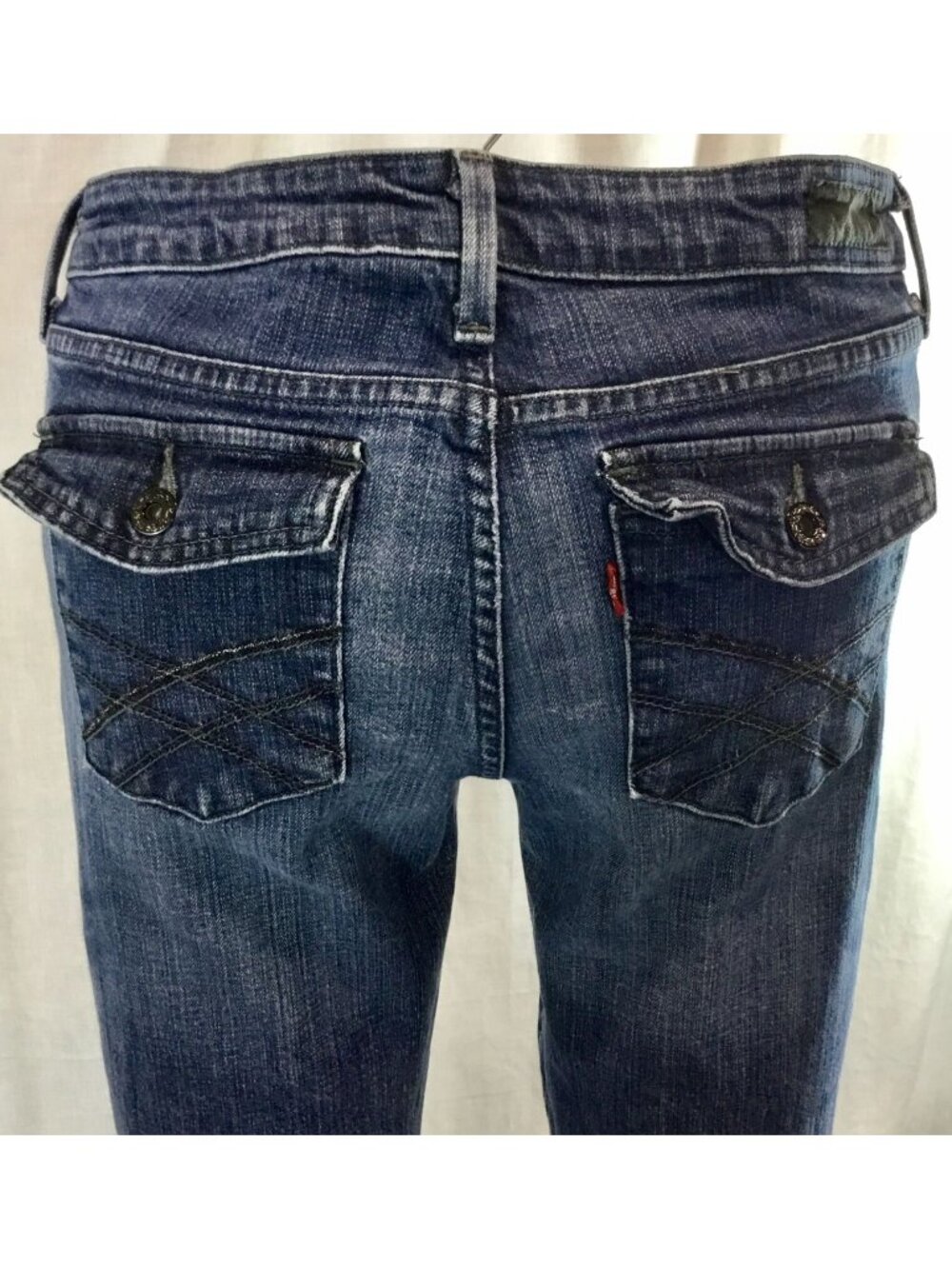 Y2K Levi's 545 Jeans Womens 10 Bootcut Embroidery Bratz Doll McBling Western VTG - Picture 5 of 12